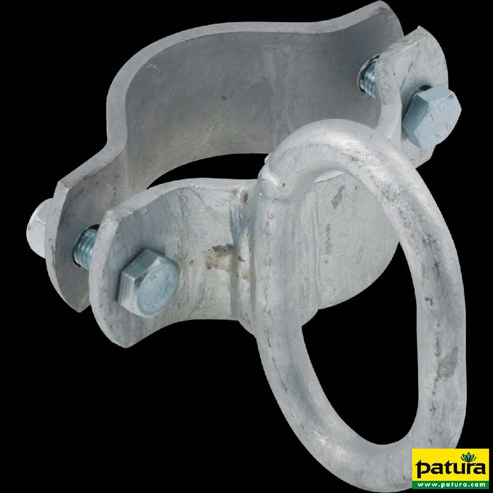 Schelle d= 76 mm, 1 Riegelhalter leicht,
