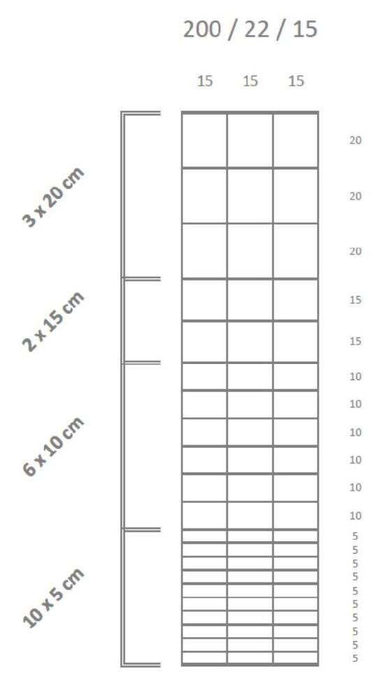 Knotengeflecht 200/22/15 M HC