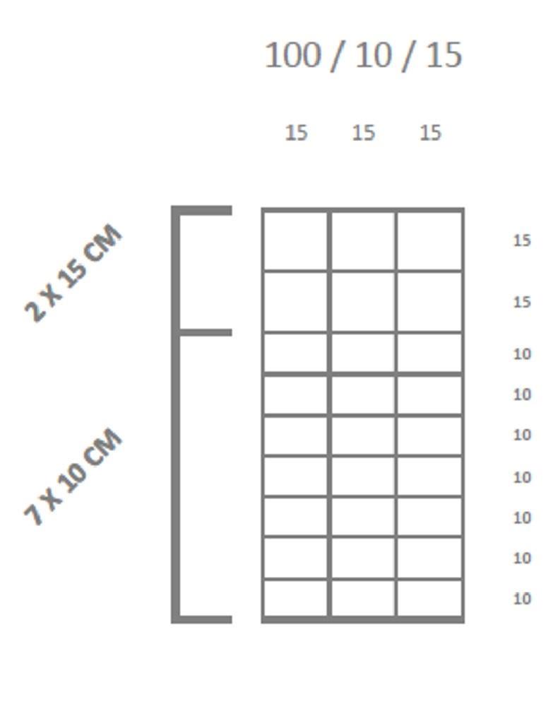 Knotengeflecht 100/10/15 M