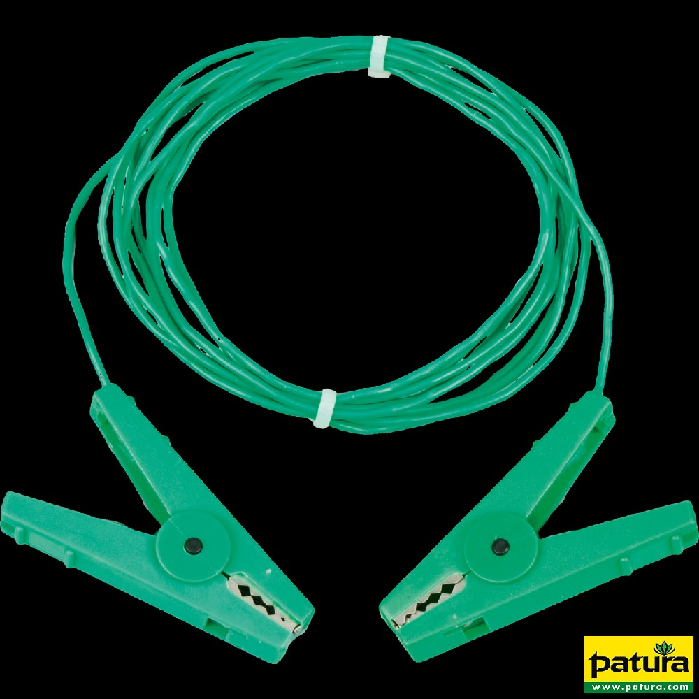 Erdstab-Verbind.kabel 3m grün Edelstahl